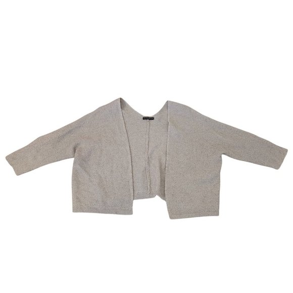 Brandy Melville cropped open cardigan beige small medium - Picture 11 of 14